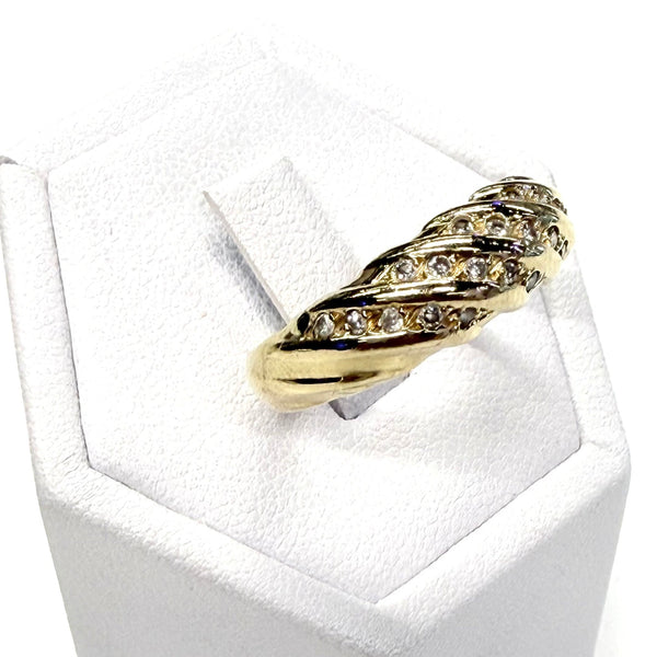 Bague Or Jaune 18 K - Taille 58