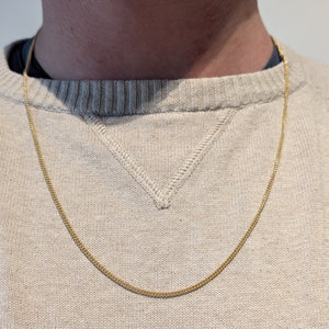 Collier Or Jaune Maille Gourmette 18 K - 10,45 g