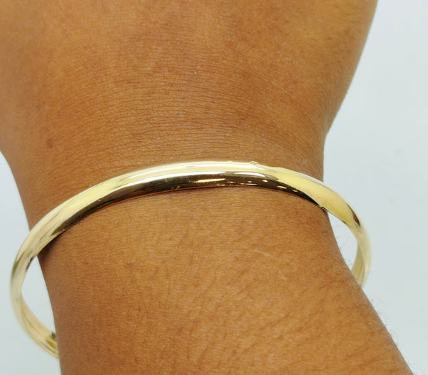 Bracelet Jonc Or Jaune 18K- 13.19g
