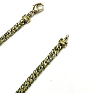Collier Ras du Cou Or Jaune Maille Anglaise 18k - 8.60 Grs