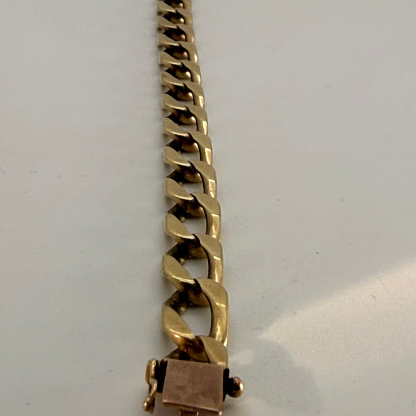 Bracelet Gourmette en Or Jaune 18K - 32,60g