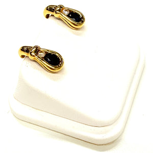 Boucles d'oreilles or jaune 18K 3.22 Grs