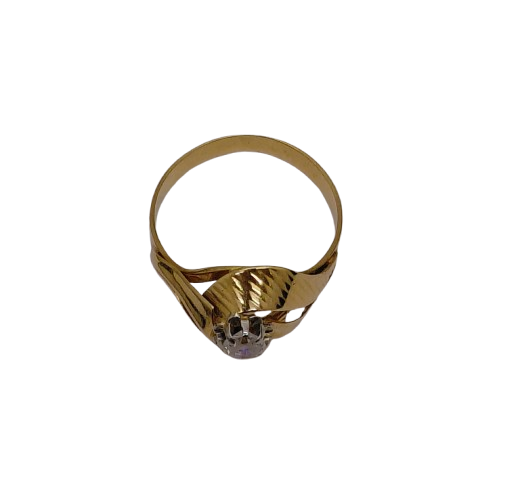 Bague Or Jaune 18k Taille-54