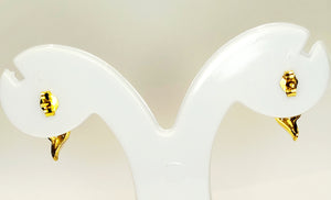 Boucles d'oreilles en or jaune 18K 2.86 Grs