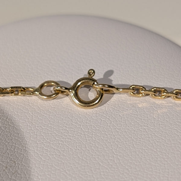 Collier Matinée en Or Jaune 18 Carats avec Maille Jaseron - 8.43 Grs