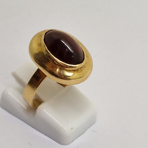 Bague Ancienne en Or Jaune 18 Carats Taille-53