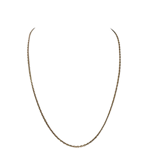Collier Matinée en Or Jaune 18 Carats avec Maille Jaseron - 8.43 Grs