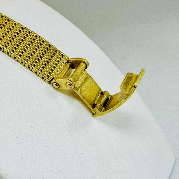 Bracelet Maille Polonaise en Or Jaune 18 Carats