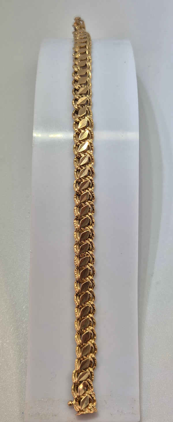 Bracelet en Or Jaune Américain 18K - 12.60g