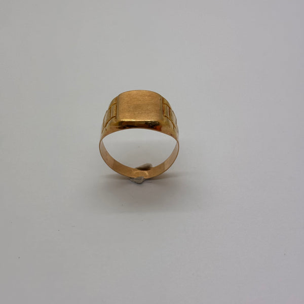 Chevalière en or jaune 18K Taille-67