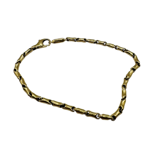 Bracelet Or Jaune 18 Carats  Poids -5.26 Grs