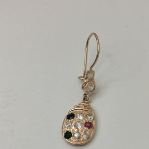 Boucles d'oreilles en or rose 18K 3.48 Grs