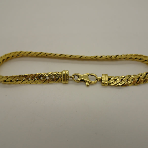Bracelet Maillon en Or Jaune 18K - 20 Cm