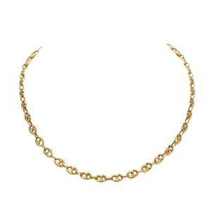 Collier Grain de Café en Or Jaune 18k - 11.76g