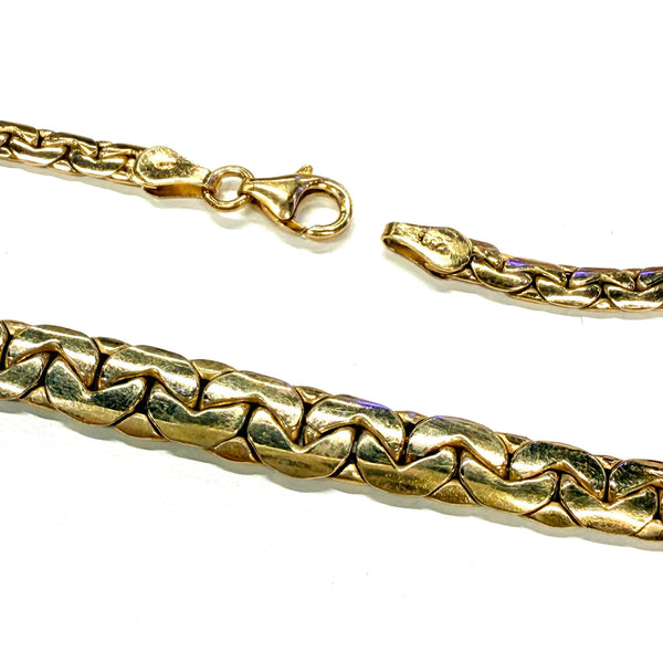 Collier Ras du Cou en Or Jaune 18k - 9.53g