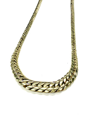 Collier Ras du Cou Or Jaune Maille Anglaise 18k - 8.60 Grs