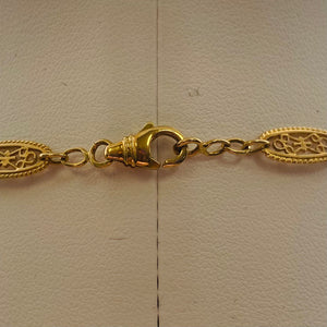 Collier Princesse en Or Jaune 18 carats avec Perles Nacrées - 12.50 Grs