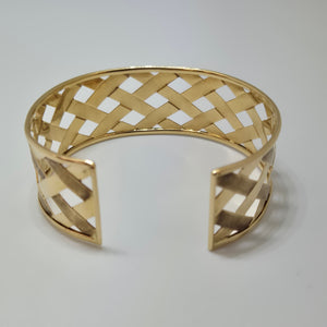 Bracelet manchette en Or Jaune 18K 16.66g