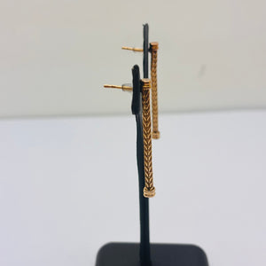 Boucles d'oreilles en Or Jaune 18K 4.75 Grs