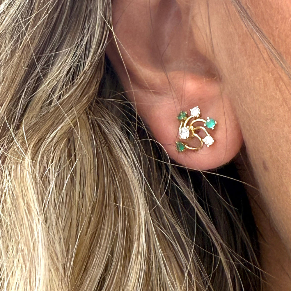 Boucles d'oreilles Or Jaune 18k 1.33 Grs