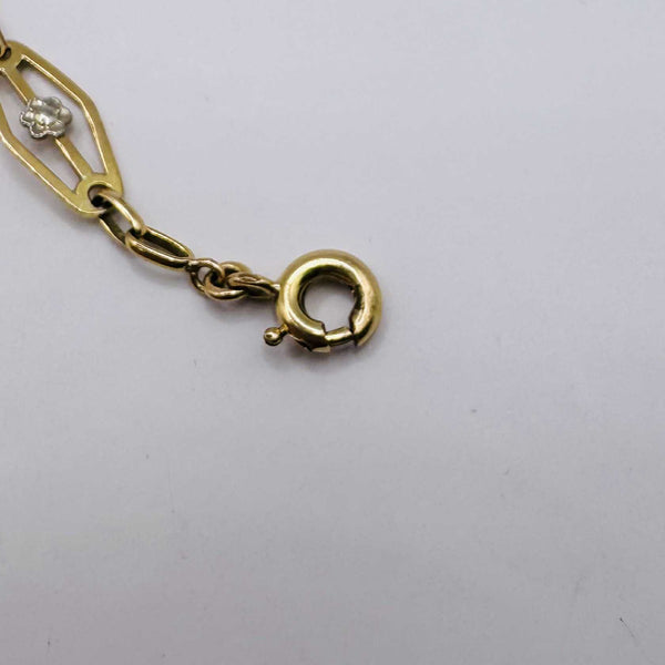 Bracelet  en or jaune 18 carats 16.3cm