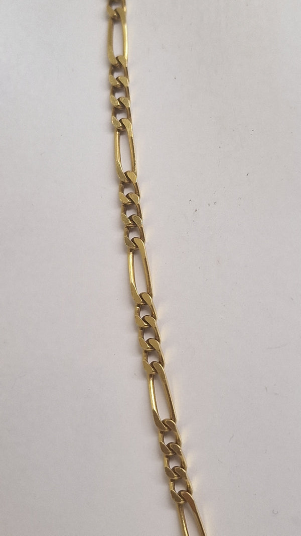 Collier Matinée en Or Jaune 18k Figaro - 11.31 Grs