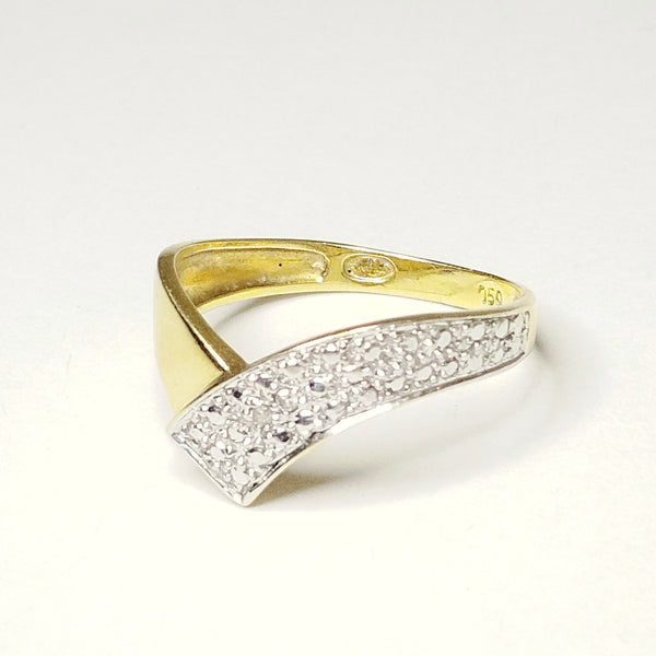 Bague en or jaune 18K Taille-50