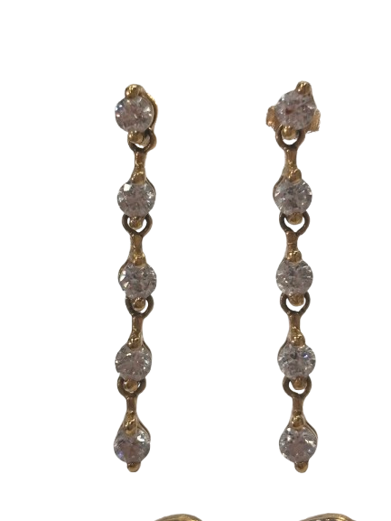 Boucles d'oreilles en Or Jaune 18K 2.16 Grs