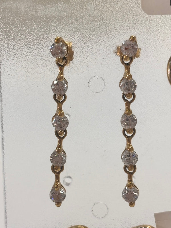 Boucles d'oreilles en Or Jaune 18K 2.16 Grs