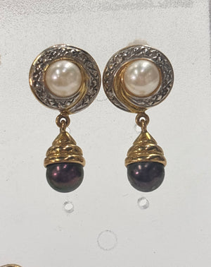Boucles d'oreilles en Or Jaune 18K 4.80 Grs