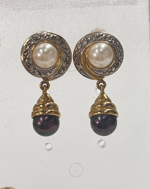 Boucles d'oreilles en Or Jaune 18K 4.80 Grs