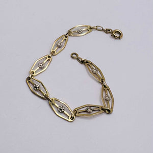Bracelet  en or jaune 18 carats 16.3cm