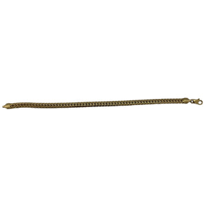Bracelet Maillon Anglais en Or Jaune 18 Carats