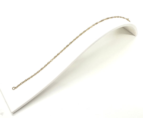 Bracelet torsadé en or jaune 18K - 1.25 Grs