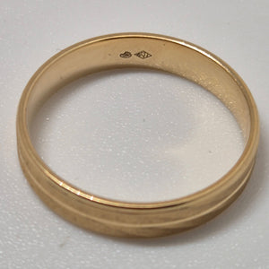 Alliance en Or Jaune 18K - Taille 69
