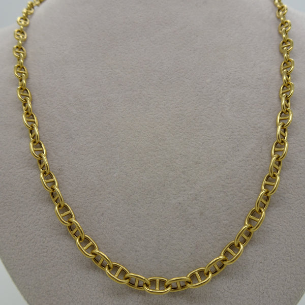 Collier Matinée en Or Jaune 18 K Maille Marine - 13.63 Grs