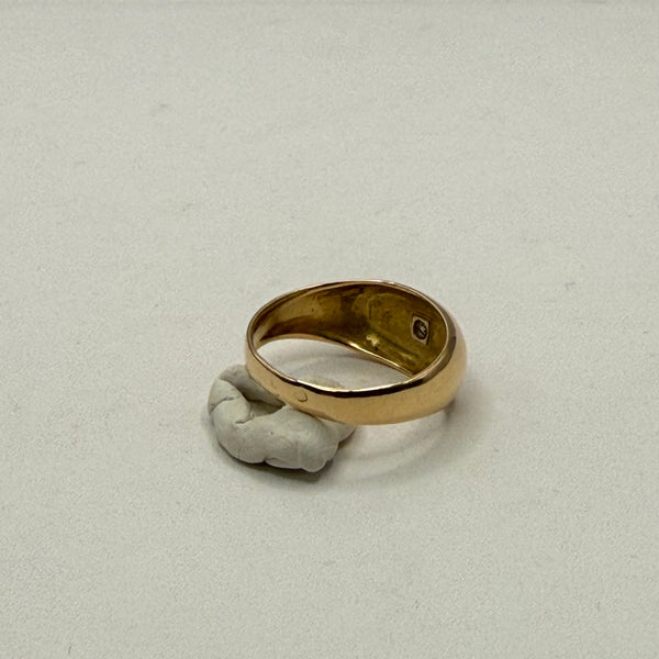 Chevalière en Or Jaune 18K Taille-51