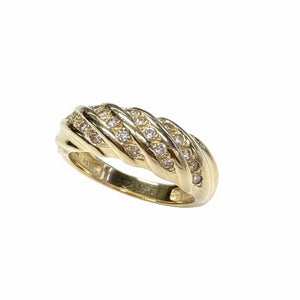 Bague Or Jaune 18 K - Taille 58