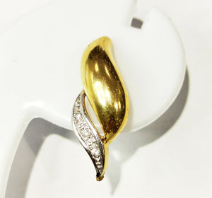 Boucles d'oreilles en or jaune 18K 2.86 Grs