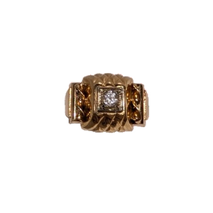 Bagues Tank en Or Jaune 18 K - Taille 54