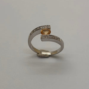 Bague en Or Gris 14K - Taille 50