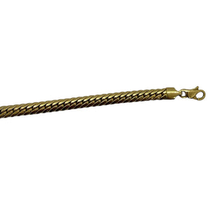 Bracelet Maillon Anglais en Or Jaune 18 Carats