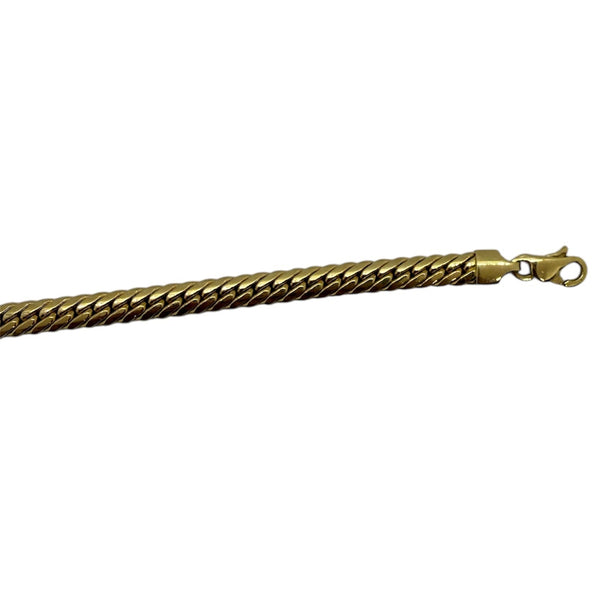 Bracelet Maillon Anglais en Or Jaune 18 Carats