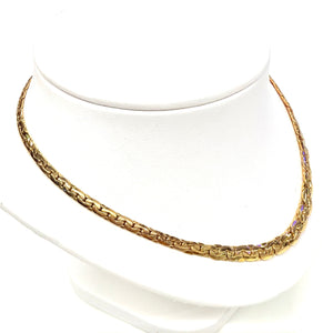Collier Ras du Cou en Or Jaune 18k - 9.53g