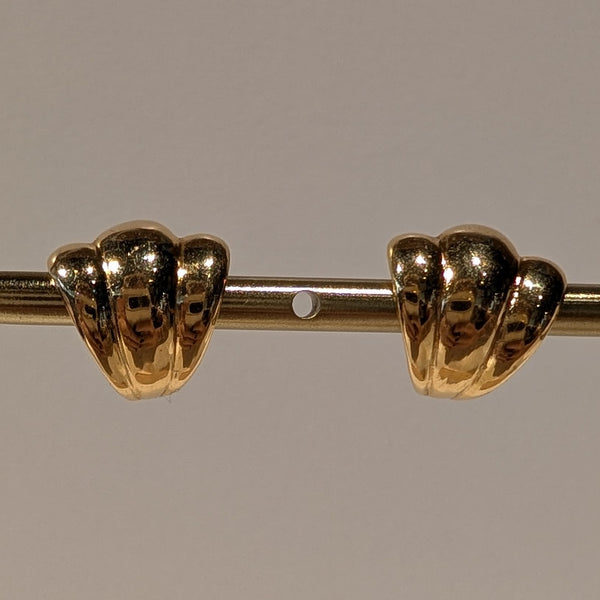 Boucles d'oreilles en or jaune 18K 3.33 Grs