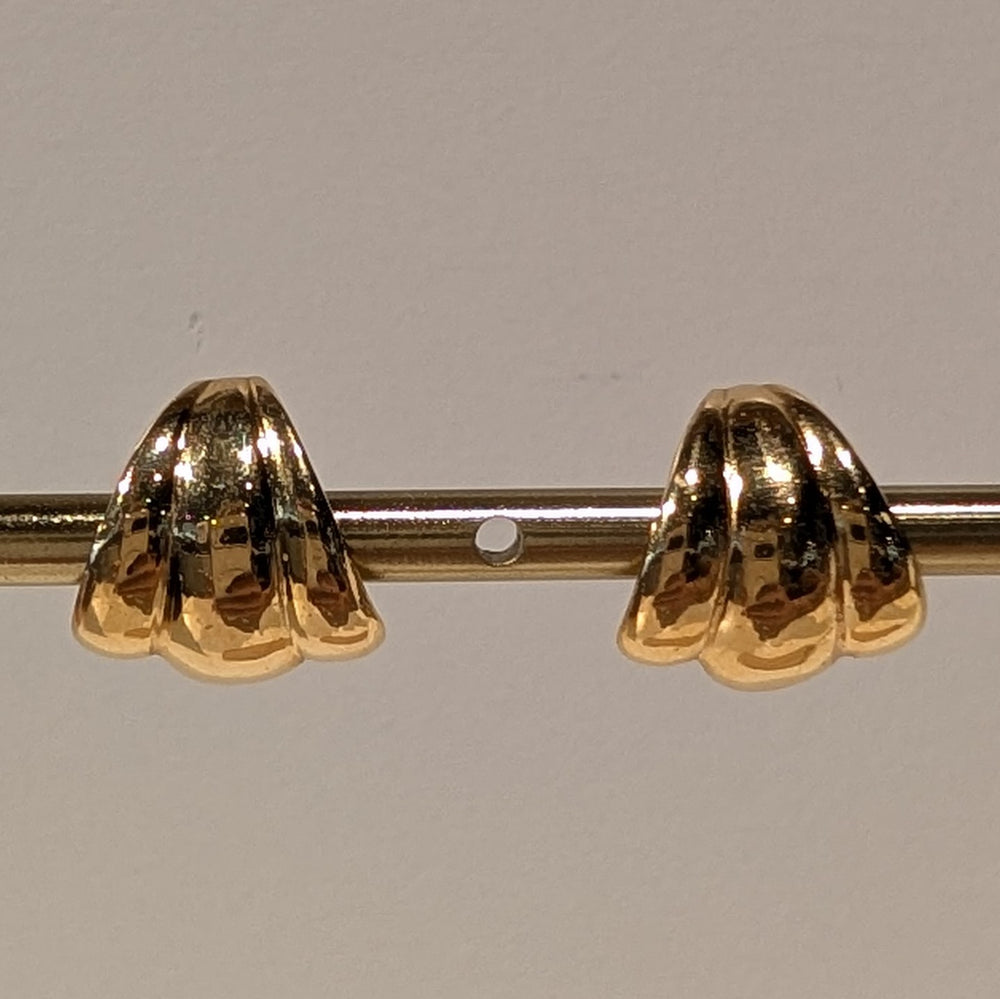 Boucles d'oreilles en or jaune 18K 3.33 Grs