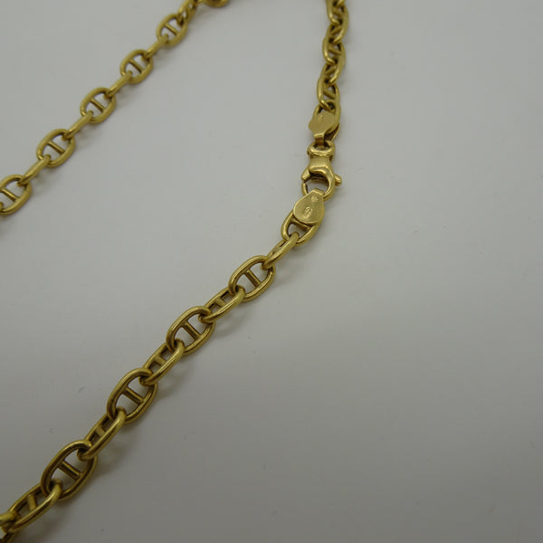 Collier Matinée en Or Jaune 18 K Maille Marine - 13.63 Grs