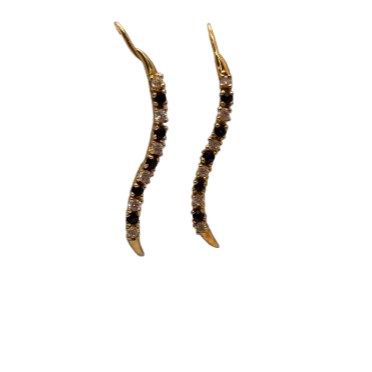 Boucles d'oreilles créoles en or jaune 18K