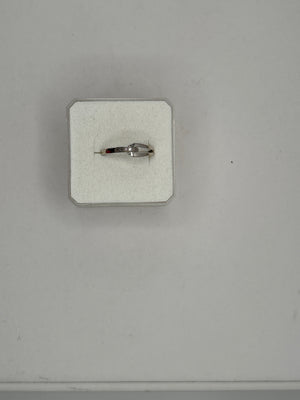 Bague en Or Blanc 18 Carats avec Diamant 1 Carat