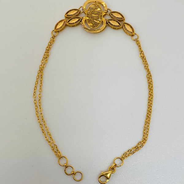 Bracelet or jaune 22k
